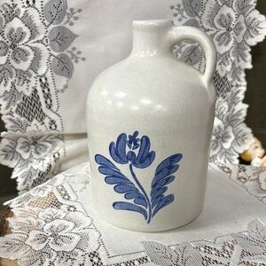 Vintage Pfaltzgraff Yorktown Blue stonware jug